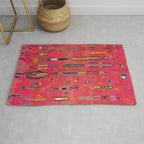 Traditional Moroccan Berber Carpet Arwtork Rug Gallery Image 1