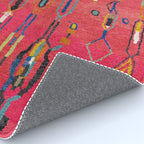 Traditional Moroccan Berber Carpet Arwtork Rug Gallery Image 4