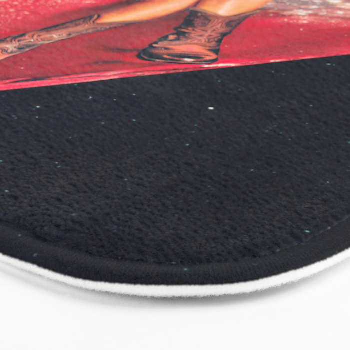Cherry Cowgirl Margarita Bath Mat Gallery Image 3