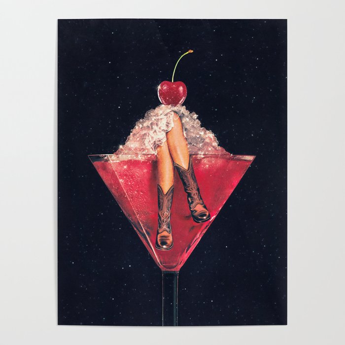 Cherry Cowgirl Margarita Poster Gallery Image 4
