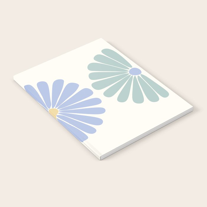 Retro Summer Daisies IV Notebook Gallery Image 1