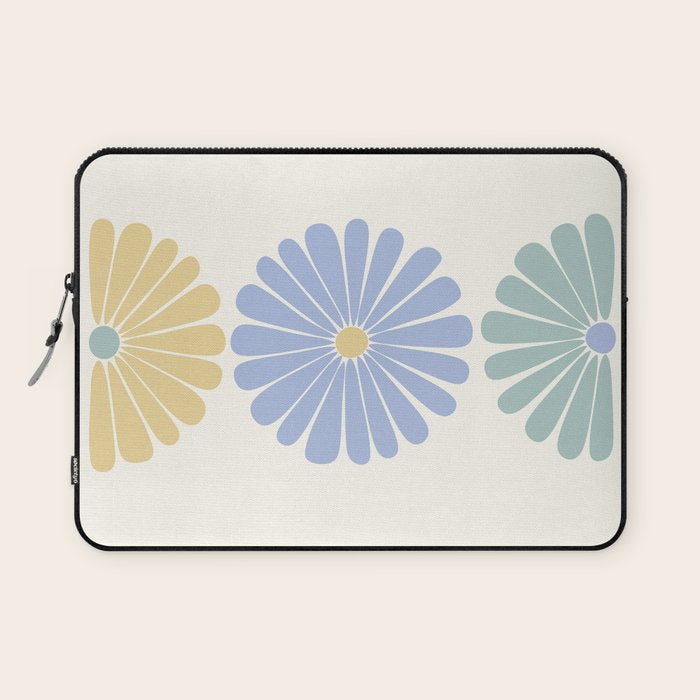 Retro Summer Daisies IV Laptop Sleeve Gallery Image 1