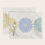 Retro Summer Daisies IV Placemat Gallery Image 1