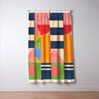 Geometric Shapes 148 Window Curtain Gallery Image 3