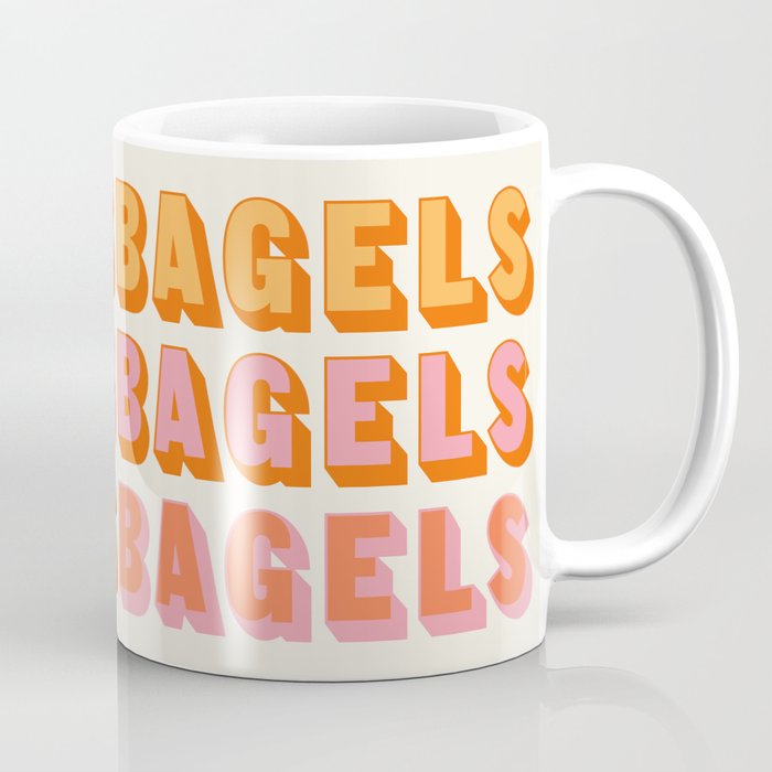 BAGELS BAGELS BAGELS Coffee Mug Gallery Image 1