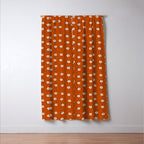 Mexican Olla Clay Orange Pottery  Mexican Modern Design Window Curtain Gallery Image 3
