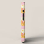 Happy White Dahlias - Pattern iPhone Case Gallery Image 2