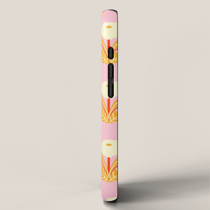 Happy White Dahlias - Pattern iPhone Case Gallery Image 2
