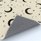 Goodnight Sky - black and cream  Rug Gallery Image 4