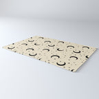 Goodnight Sky - black and cream  Rug Gallery Image 3