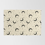 Goodnight Sky - black and cream  Rug Gallery Image 2