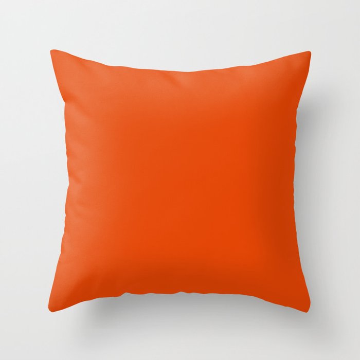 Burnt Orange Throw Pillow Gallery Image 1