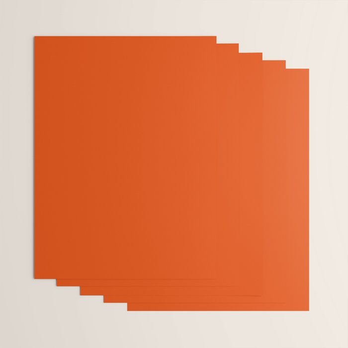 Burnt Orange Wrapping Paper Gallery Image 3