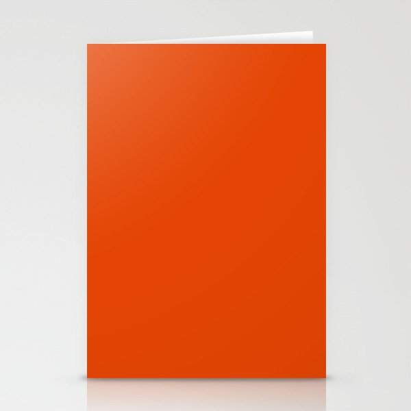 Burnt Orange Stationery Card Gallery Image 2
