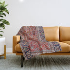 Tabriz Azerbaijan Northwest Persian Carpet Print Throw Blanket Gallery Image 1