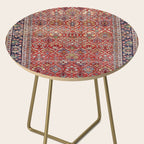 Tabriz Azerbaijan Northwest Persian Carpet Print Side Table Gallery Image 2