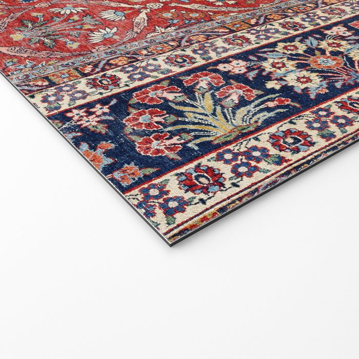 Tabriz Azerbaijan Northwest Persian Carpet Print Welcome Mat Gallery Image 2