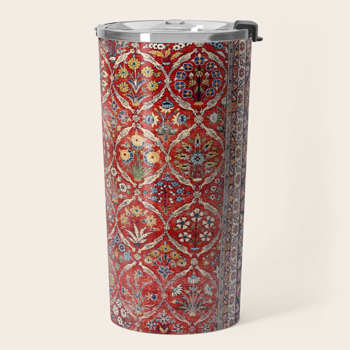 Tabriz Azerbaijan Northwest Persian Carpet Print Travel Mug Gallery Image 2