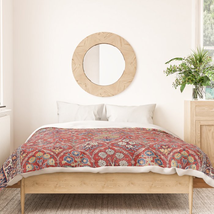 Tabriz Azerbaijan Northwest Persian Carpet Print Duvet Cover Gallery Image 3
