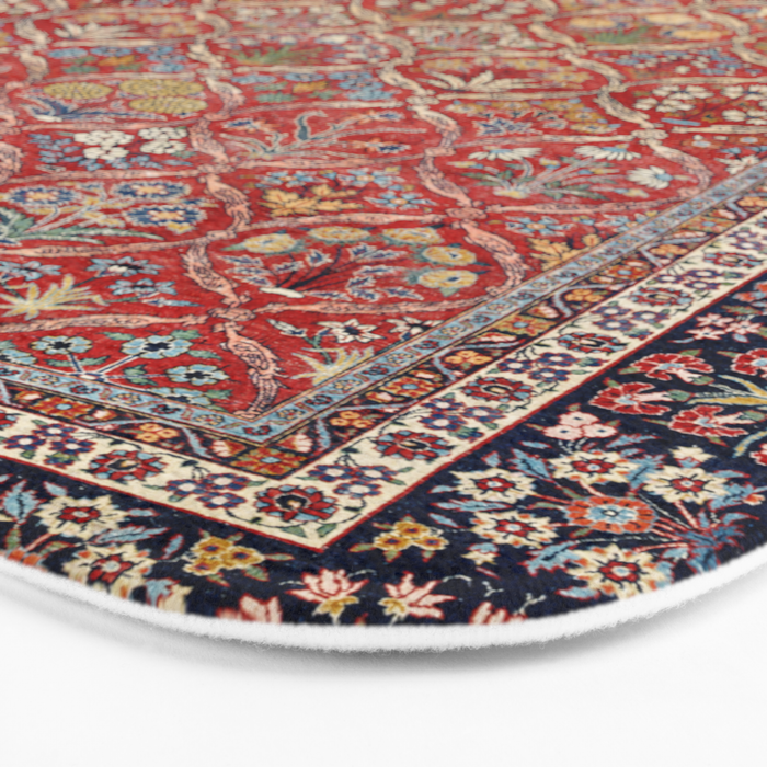 Tabriz Azerbaijan Northwest Persian Carpet Print Bath Mat Gallery Image 3