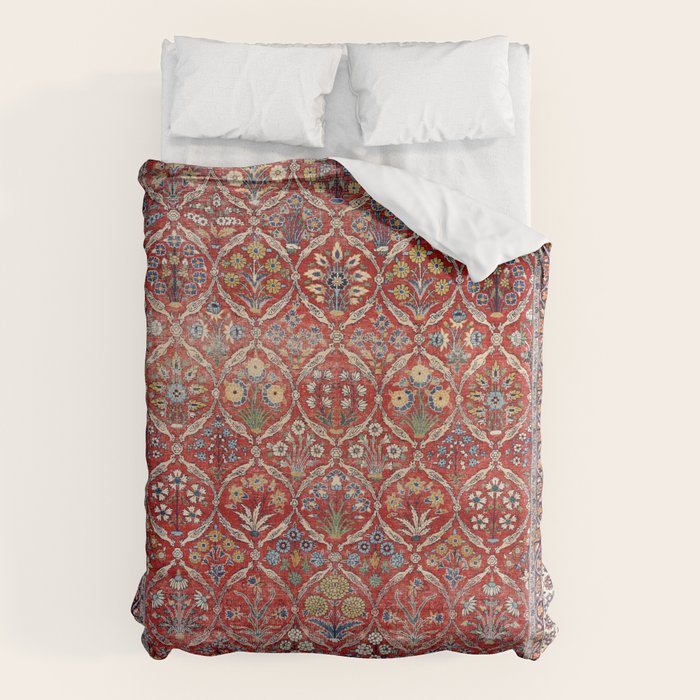 Tabriz Azerbaijan Northwest Persian Carpet Print Duvet Cover Gallery Image 6