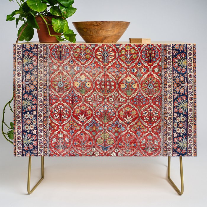Tabriz Azerbaijan Northwest Persian Carpet Print Credenza Gallery Image 1