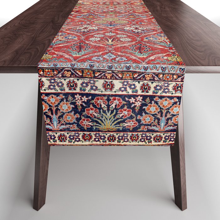 Tabriz Azerbaijan Northwest Persian Carpet Print Table Runner Gallery Image 1
