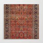 Tabriz Azerbaijan Northwest Persian Carpet Print Wood Wall Art Gallery Image 1