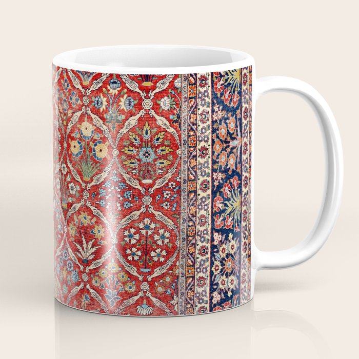 Tabriz Azerbaijan Northwest Persian Carpet Print Coffee Mug Gallery Image 1