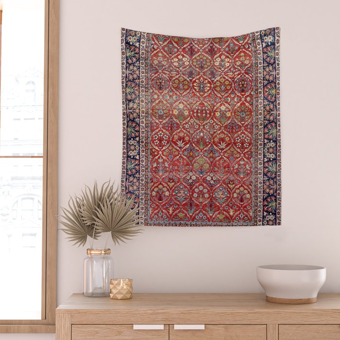 Tabriz Azerbaijan Northwest Persian Carpet Print Wall Tapestry Gallery Image 2