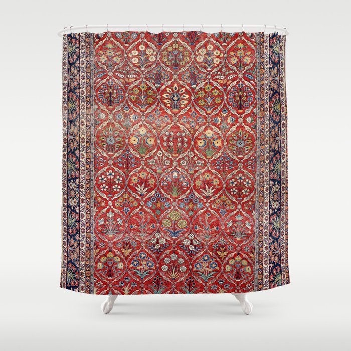 Tabriz Azerbaijan Northwest Persian Carpet Print Shower Curtain Gallery Image 1