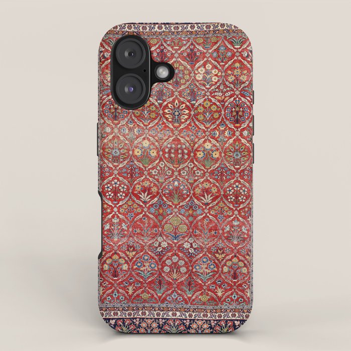 Tabriz Azerbaijan Northwest Persian Carpet Print iPhone Case Gallery Image 1
