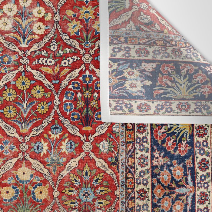 Tabriz Azerbaijan Northwest Persian Carpet Print Wall Tapestry Gallery Image 3