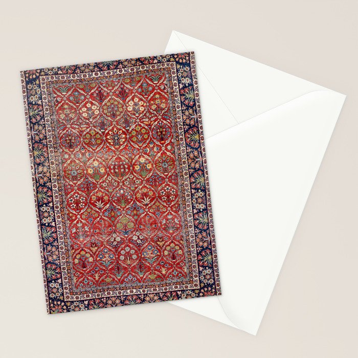 Tabriz Azerbaijan Northwest Persian Carpet Print Stationery Card Gallery Image 2