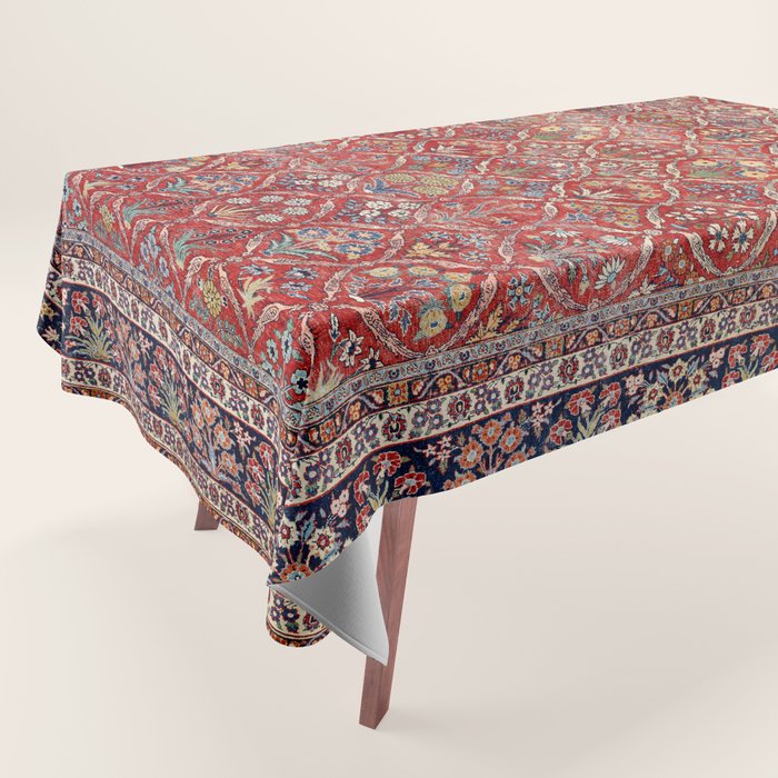 Tabriz Azerbaijan Northwest Persian Carpet Print Tablecloth Gallery Image 1