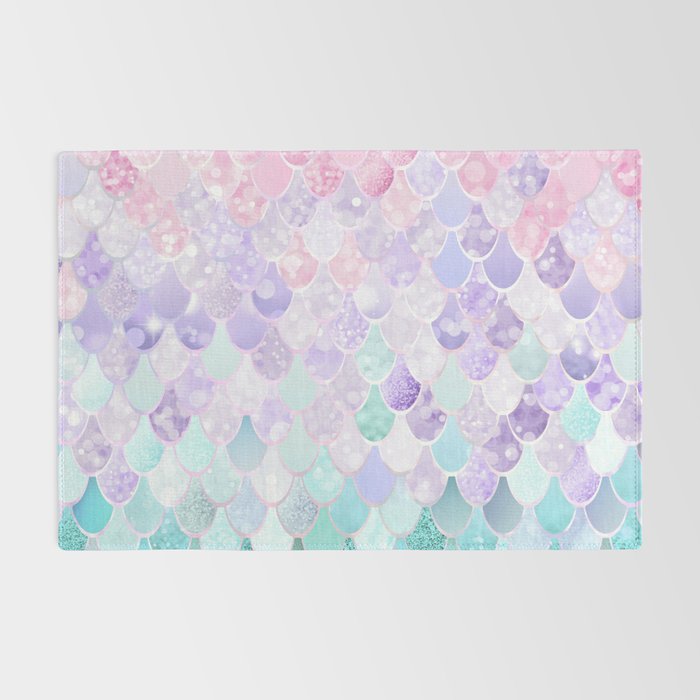 Mermaid Pastel Aesthetics Rug Gallery Image 2