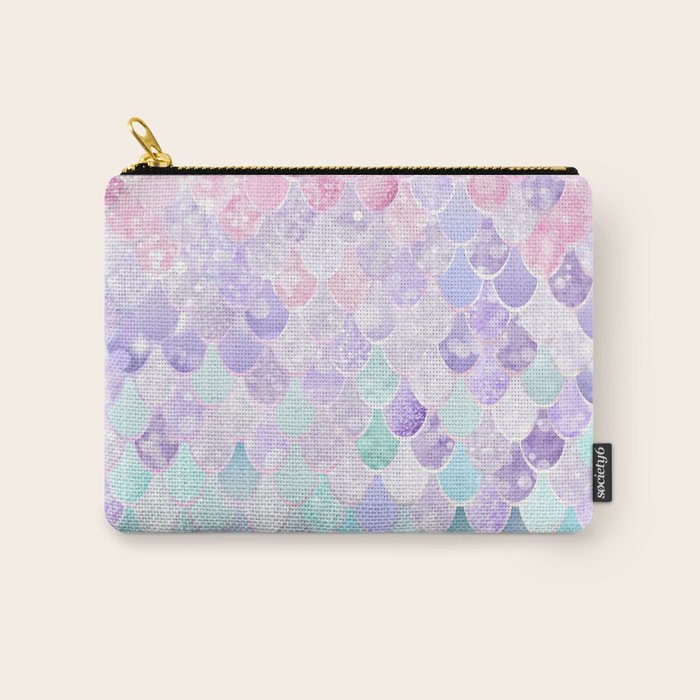 Mermaid Pastel Aesthetics Carry All Pouch Gallery Image 1