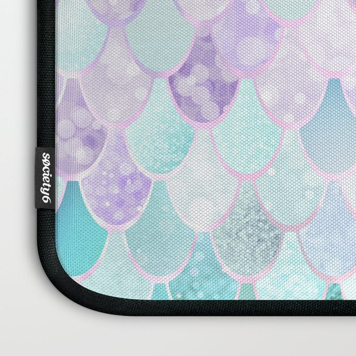 Mermaid Pastel Aesthetics Laptop Sleeve Gallery Image 3