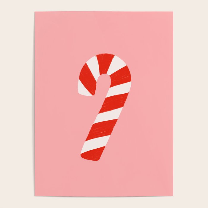 Candy Canes - Pink Poster Gallery Image 4