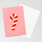 Candy Canes - Pink Stationery Card Gallery Image 2