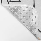 Single Line Faces Bath Mat Gallery Image 2