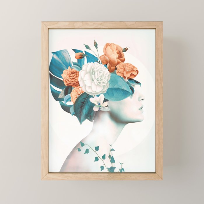 Floral beauty 2a Mini Art Print Gallery Image 1