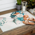 Floral beauty 2a Outdoor Rug Gallery Image 2