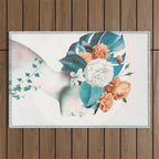 Floral beauty 2a Outdoor Rug Gallery Image 1