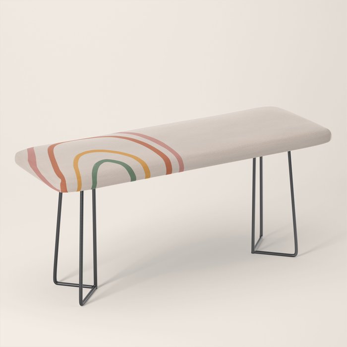 Warm Rainbow Bench Gallery Image 1