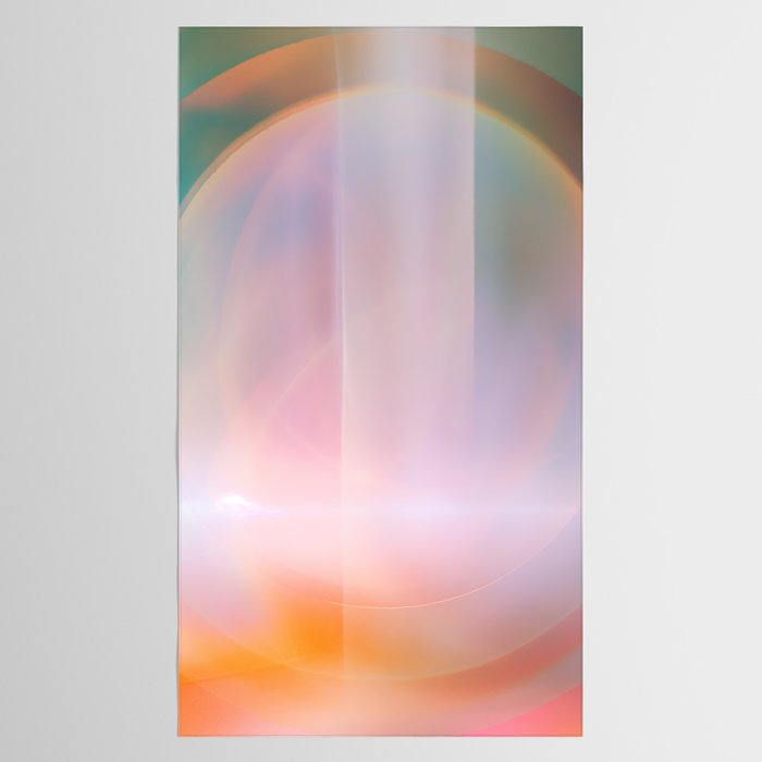 Tinted Futurism - Cosmic Spiritual Lights Tablecloth Gallery Image 2
