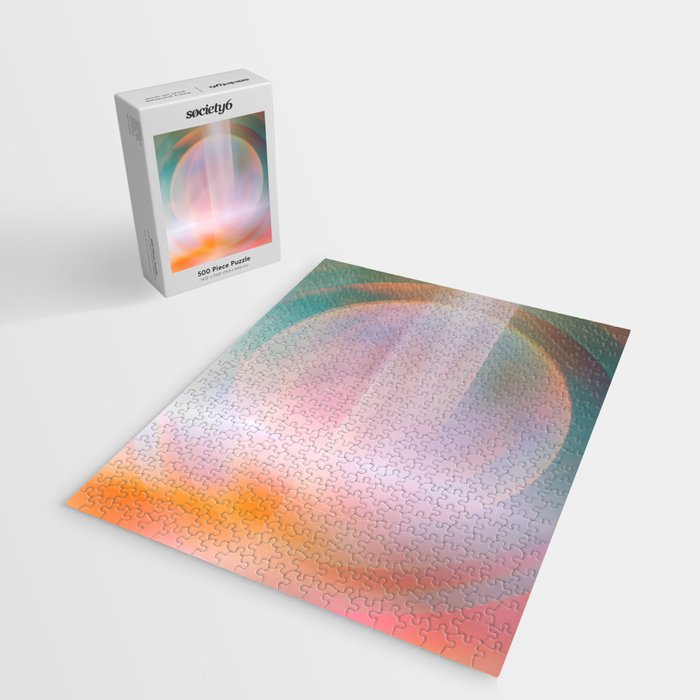 Tinted Futurism - Cosmic Spiritual Lights Jigsaw Puzzle Gallery Image 2