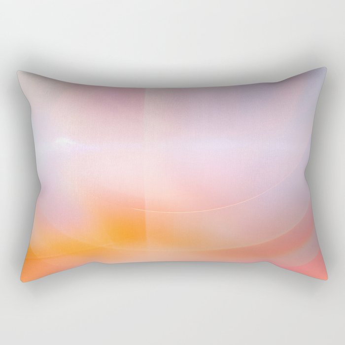 Tinted Futurism - Cosmic Spiritual Lights Rectangular Pillow Gallery Image 2