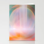 Tinted Futurism - Cosmic Spiritual Lights Stationery Card Gallery Image 2