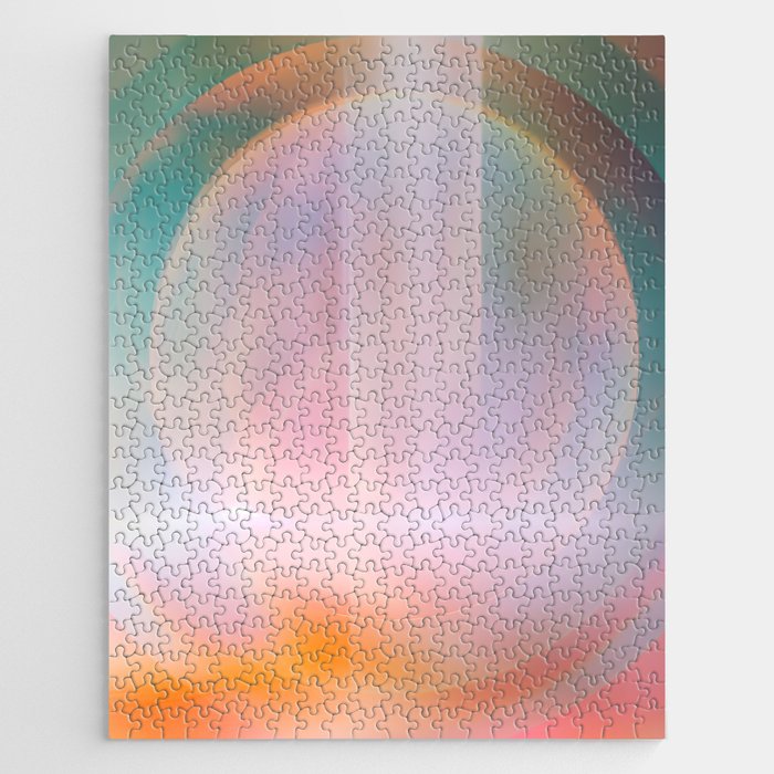 Tinted Futurism - Cosmic Spiritual Lights Jigsaw Puzzle Gallery Image 1